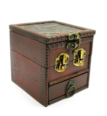 Шкатулка с зеркалом (11×10.5×11 см) купить в интернет магазине подарков ПраздникШоп