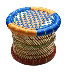 Табурет плетеный (31×31×24 см) купить в интернет магазине подарков ПраздникШоп