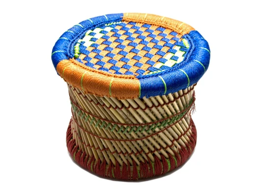 Табурет плетеный (31×31×24 см) купить в интернет магазине подарков ПраздникШоп