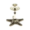 Свічник бронзовий «Морська зірка» (12.5×12.5×12 см)