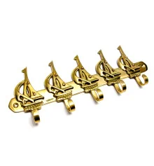 Вешалка-ключница для одежды бронза «Парусники» (26×9.5×2 см) купить в интернет магазине подарков ПраздникШоп