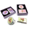 Подарочный набор зеркальце с визитницей (15.5×12.5×3.5 см)