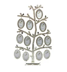 Фоторамка со стразами «Родовое дерево» (12 фото) (29×18×5.5 см) купить в интернет магазине подарков ПраздникШоп