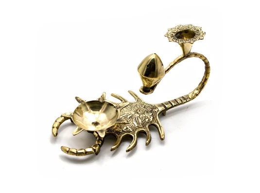 Подсвечник «Скорпион» бронзовый (19×9.5×9.5 см) купить в интернет магазине подарков ПраздникШоп