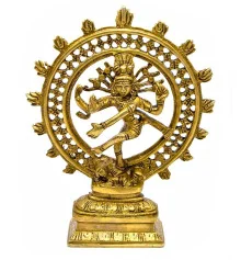 Шива танцующий бронзовый (21×16.5×5.5 см) (1 KG) купить в интернет магазине подарков ПраздникШоп