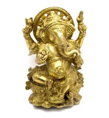 Ганеша бронза (18×12×8 см) купить в интернет магазине подарков ПраздникШоп