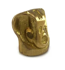 Ганеша бронзовый (3.4×3.2×1.9 см) купить в интернет магазине подарков ПраздникШоп