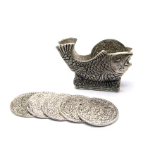 Подстаканники «Рыба » (н-р 6 шт.) металл (12 купить в интернет магазине подарков ПраздникШоп