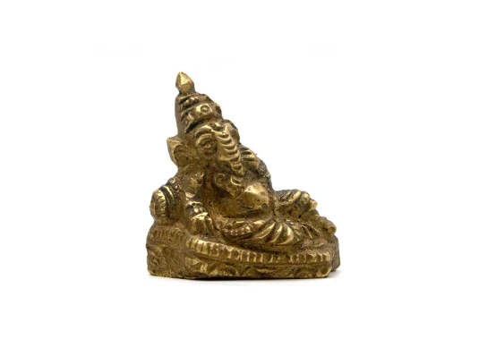 Ганеша бронзовый (4×4×1.7 см) купить в интернет магазине подарков ПраздникШоп
