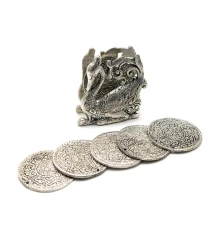 Подстаканники «Лебедь» (н-р 6 шт.) металл (9×8.5×4.5 см) (Непал) купить в интернет магазине подарков ПраздникШоп