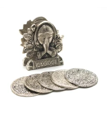 Подстаканники «Девушка» (н-р 6 шт.) металл (10.5×8.5×4 см) (Непал) купить в интернет магазине подарков ПраздникШоп