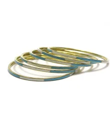 Браслеты медные с костяными вставками (н-р 6 шт.) купить в интернет магазине подарков ПраздникШоп