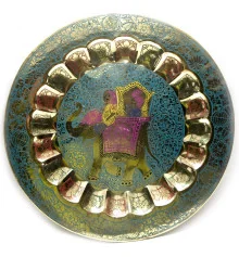 Тарелка бронзовая настенная (37 см) купить в интернет магазине подарков ПраздникШоп