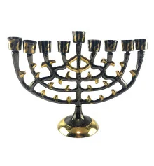 Подсвечник «Ханукия» бронзовый (20×26×8.5 см) купить в интернет магазине подарков ПраздникШоп