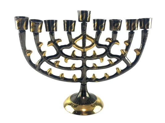 Подсвечник «Ханукия» бронзовый (20×26×8.5 см) купить в интернет магазине подарков ПраздникШоп