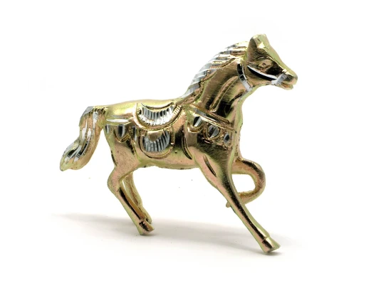 Лошадь алюминий (15×10.5×3.5 см) купить в интернет магазине подарков ПраздникШоп