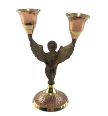 Подсвечник «Ангел» бронзовый (16×10.5×7 см) купить в интернет магазине подарков ПраздникШоп