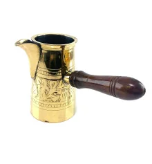 Турка бронзовая золотистая в футляре 450 мл (175×130×90 мм) купить в интернет магазине подарков ПраздникШоп