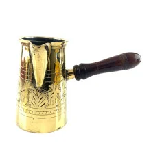 Турка бронзовая золотистая в футляре 450 мл (175×130×90 мм) купить в интернет магазине подарков ПраздникШоп