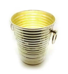 Ведерко для льда посеребренное (19.5×22 см) купить в интернет магазине подарков ПраздникШоп