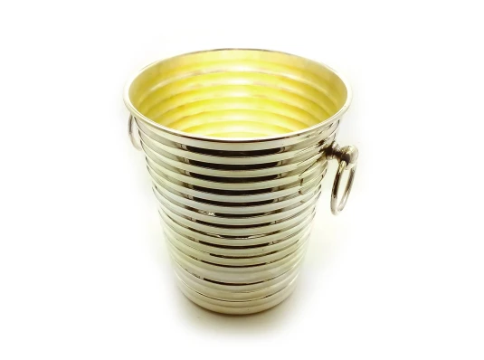 Ведерко для льда посеребренное (19.5×22 см) купить в интернет магазине подарков ПраздникШоп