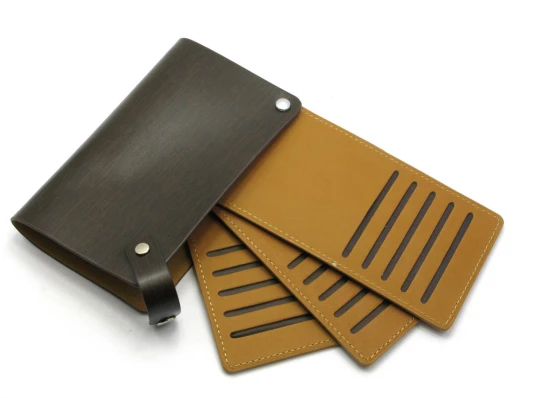 Визитница кожаная (15×10.5×2.5 см) купить в интернет магазине подарков ПраздникШоп