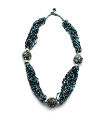 Ожерелье из биссера и металла (35 см) купить в интернет магазине подарков ПраздникШоп