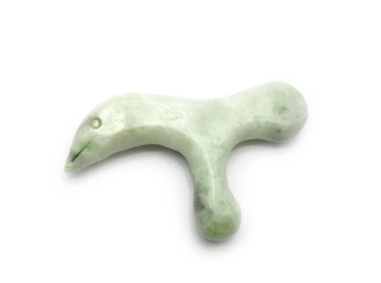 Массажер Гуаша нефритовый (10×6×1.5 см) купить в интернет магазине подарков ПраздникШоп