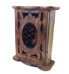 Ключница резная манговое дерево (23×17.5×8.5 см) купить в интернет магазине подарков ПраздникШоп