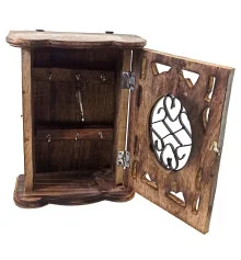 Ключница резная манговое дерево (23×17.5×8.5 см) купить в интернет магазине подарков ПраздникШоп