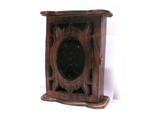 Ключница резная манговое дерево (20.5×16.5×8.5 см) купить в интернет магазине подарков ПраздникШоп