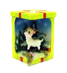 Козочка с подсветкой (11×7.5×7.5 см) купить в интернет магазине подарков ПраздникШоп