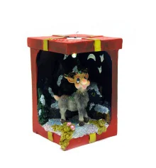 Козочка с подсветкой (11×7.5×7.5 см) купить в интернет магазине подарков ПраздникШоп