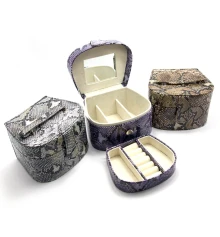 Шкатулка для украшений змеиная кожа (14.5×12×10 см) купить в интернет магазине подарков ПраздникШоп