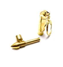 Трубка курительная бронзовая «Пуля» (7×1.5×1.5 см) купить в интернет магазине подарков ПраздникШоп