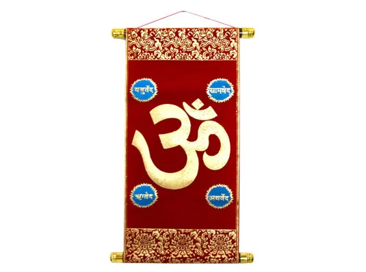 Панно красное «ОМ» (80×30CM) купить в интернет магазине подарков ПраздникШоп