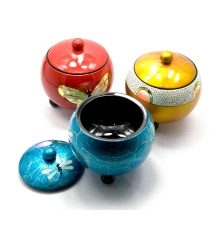 Шкатулка круглая (14×13×13 см) (Вьетнам) купить в интернет магазине подарков ПраздникШоп