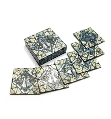 Шкатулка с подстаканниками (12×12×4 см) (Вьетнам) купить в интернет магазине подарков ПраздникШоп