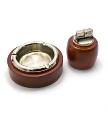 Подарочный набор (Пепепельница с зажигалкой) (19×16.5×4.5 см) купить в интернет магазине подарков ПраздникШоп