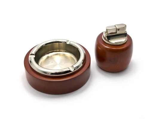 Подарочный набор (Пепепельница с зажигалкой) (19×16.5×4.5 см) купить в интернет магазине подарков ПраздникШоп