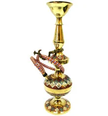 Кальян бронзовый цветной (1 персона) (40 см) купить в интернет магазине подарков ПраздникШоп