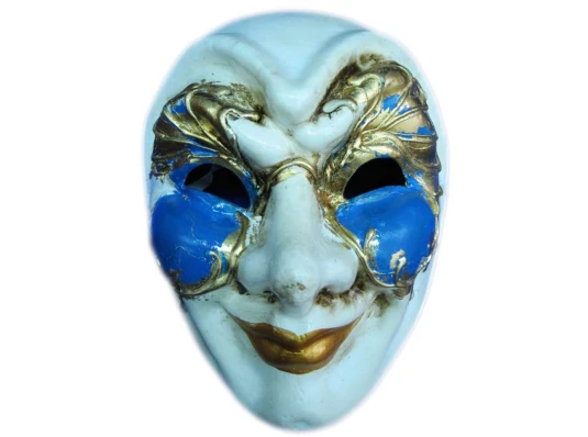 Маска карнавальная Венецианская папье-маше (24.5 см) купить в интернет магазине подарков ПраздникШоп