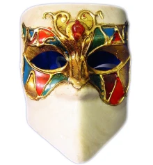 Маска карнавальная Венецианская папье-маше (16.5 см) купить в интернет магазине подарков ПраздникШоп
