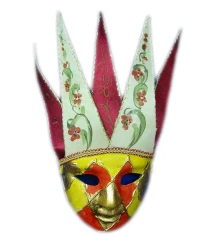 Маска карнавальная Венецианская папье-маше (44.5 см) купить в интернет магазине подарков ПраздникШоп