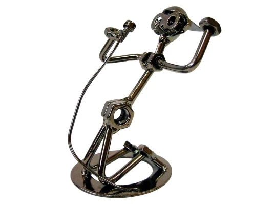 Техно-арт «Певец» металл (14×8×8 см) купить в интернет магазине подарков ПраздникШоп