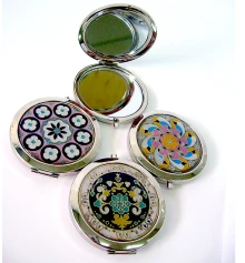 Зеркальце косметическое «Орнамент» (в коробке + чехольчик) купить в интернет магазине подарков ПраздникШоп