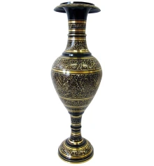 Ваза бронзовая черная (60×17×17 см) купить в интернет магазине подарков ПраздникШоп