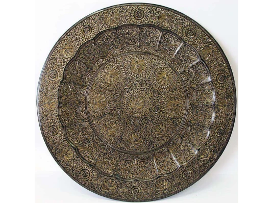 Тарелка бронзовая настенная (58 см) купить в интернет магазине подарков ПраздникШоп