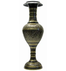 Ваза бронзовая черная (51×15×15 см) (20") купить в интернет магазине подарков ПраздникШоп