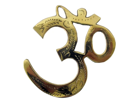 ОМ бронзовый (11×11.2×0.3 см) купить в интернет магазине подарков ПраздникШоп